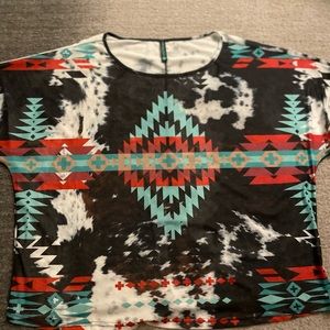 Sterling Kreek Western Mesh Top Size L